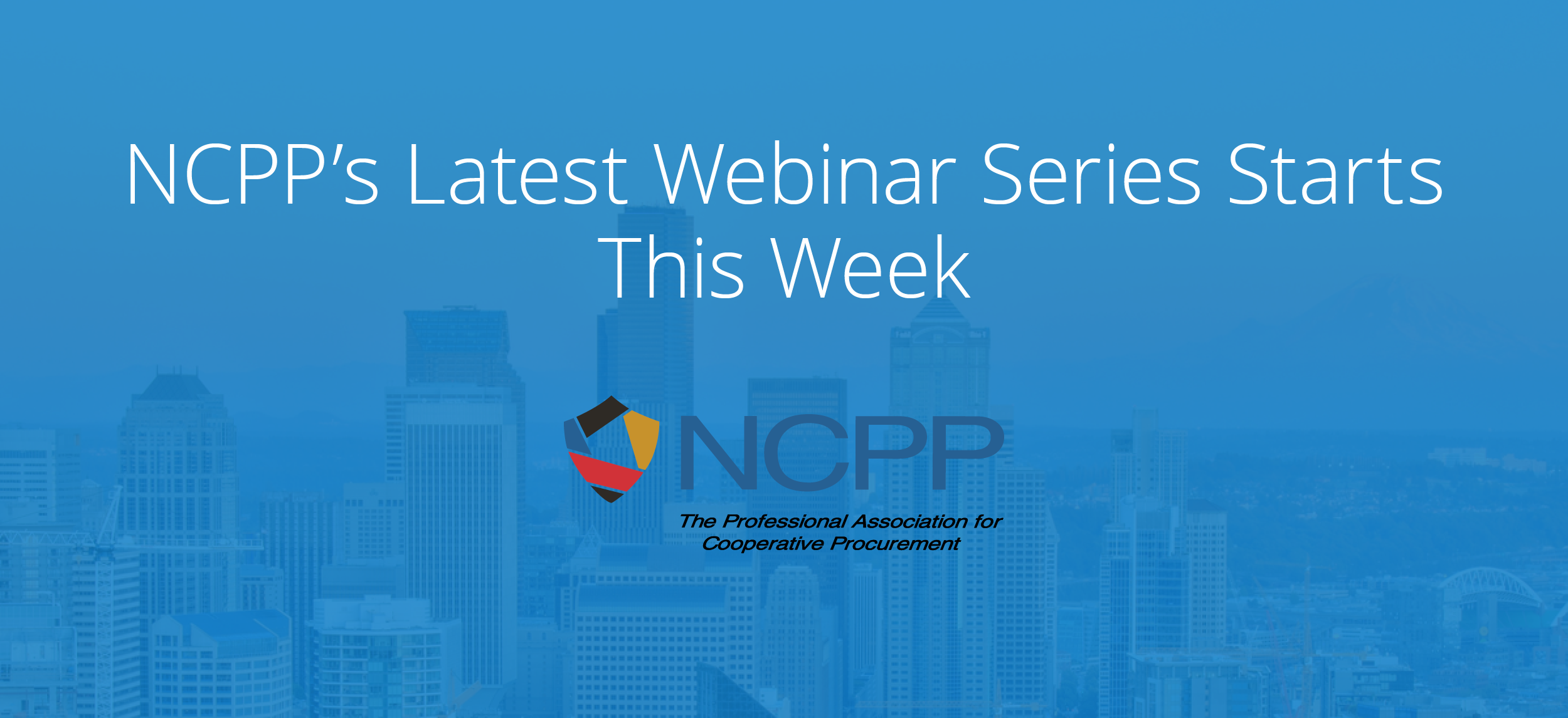 Register for NCPP’s Free Emergency Preparedness Webinar Series
