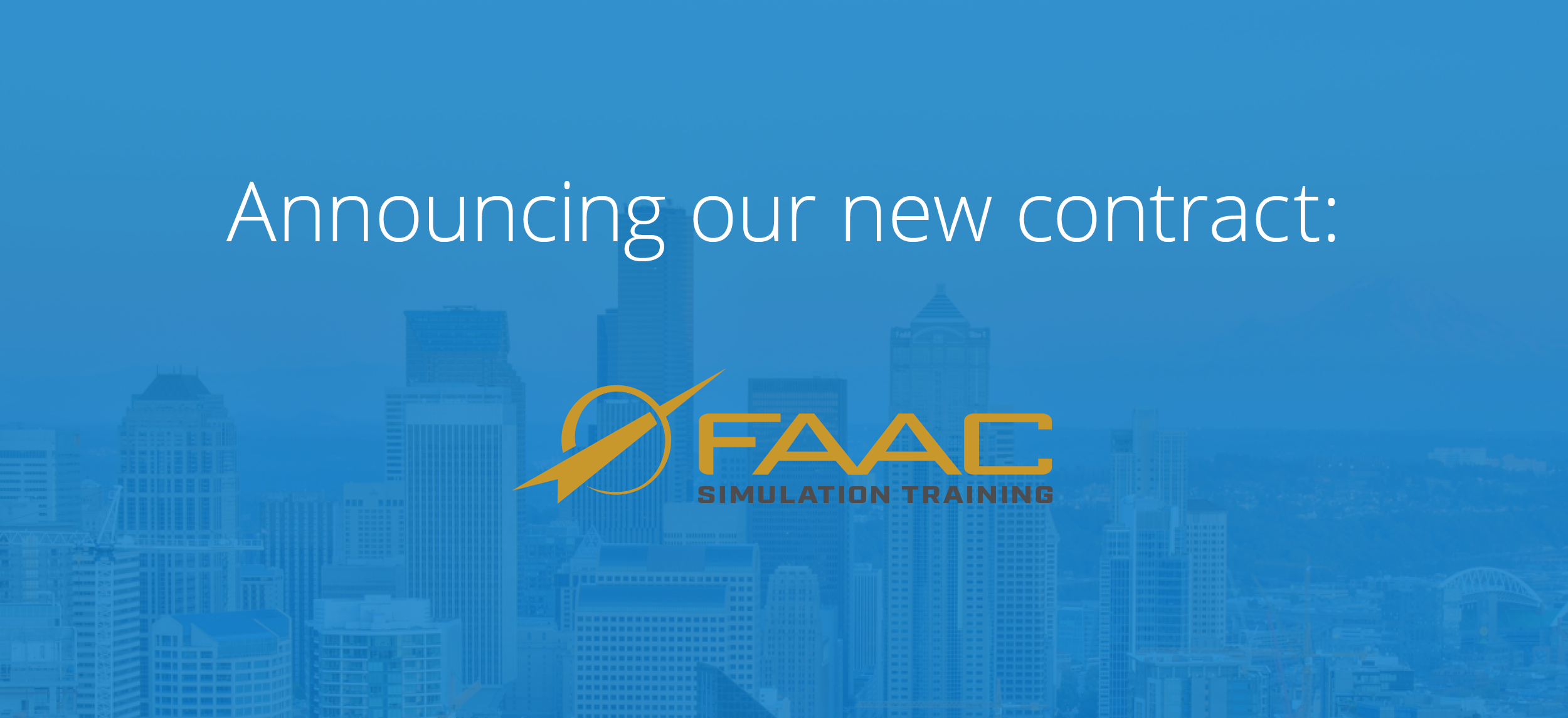 Announcing FAAC Incorporated: Our Newest Contract