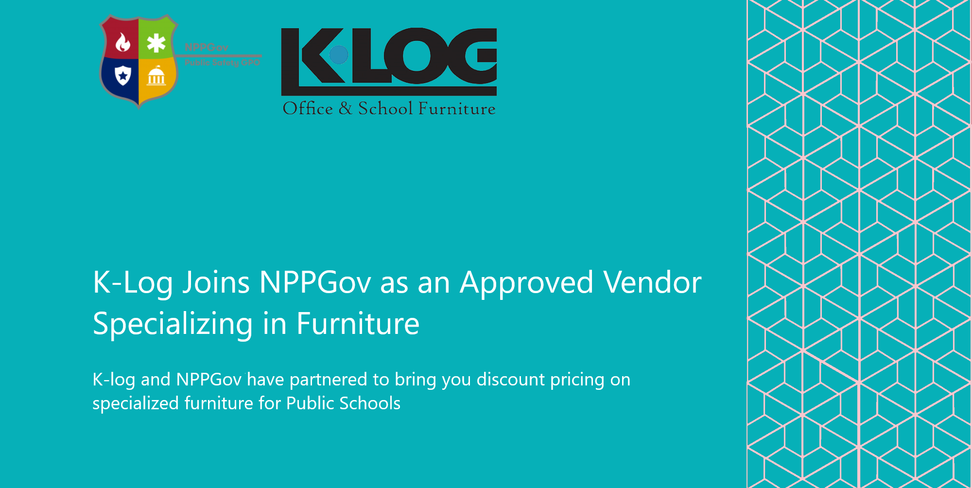 K-Log Joins NPPGov as an Approved Vendor Specializing in Furniture