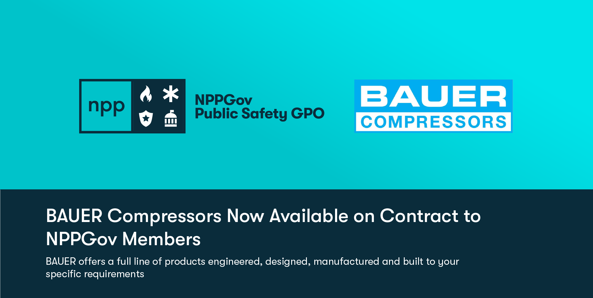 BAUER Compressors Joins NPPGov as an Approved Vendor Specializing in High-Pressure Systems