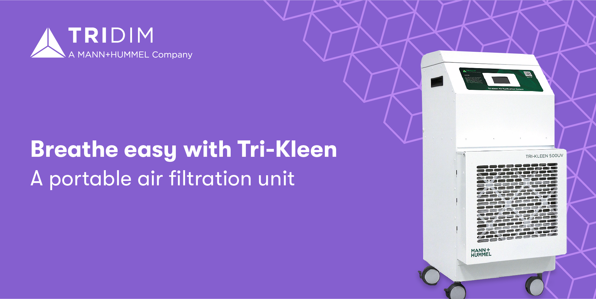 Time for the Tri-Kleen 500UV Portable Air Filtration Unit