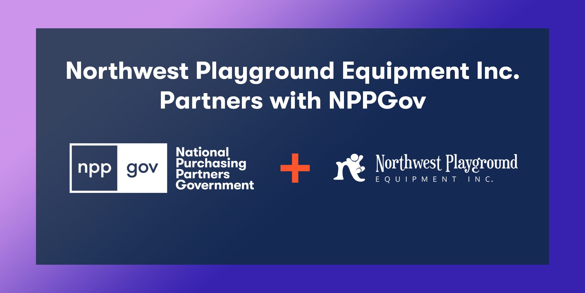 Northwest Playground Equipment Partners with NPPGov